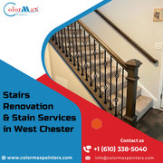 Stairs renovation and Stain Services in West Chester  